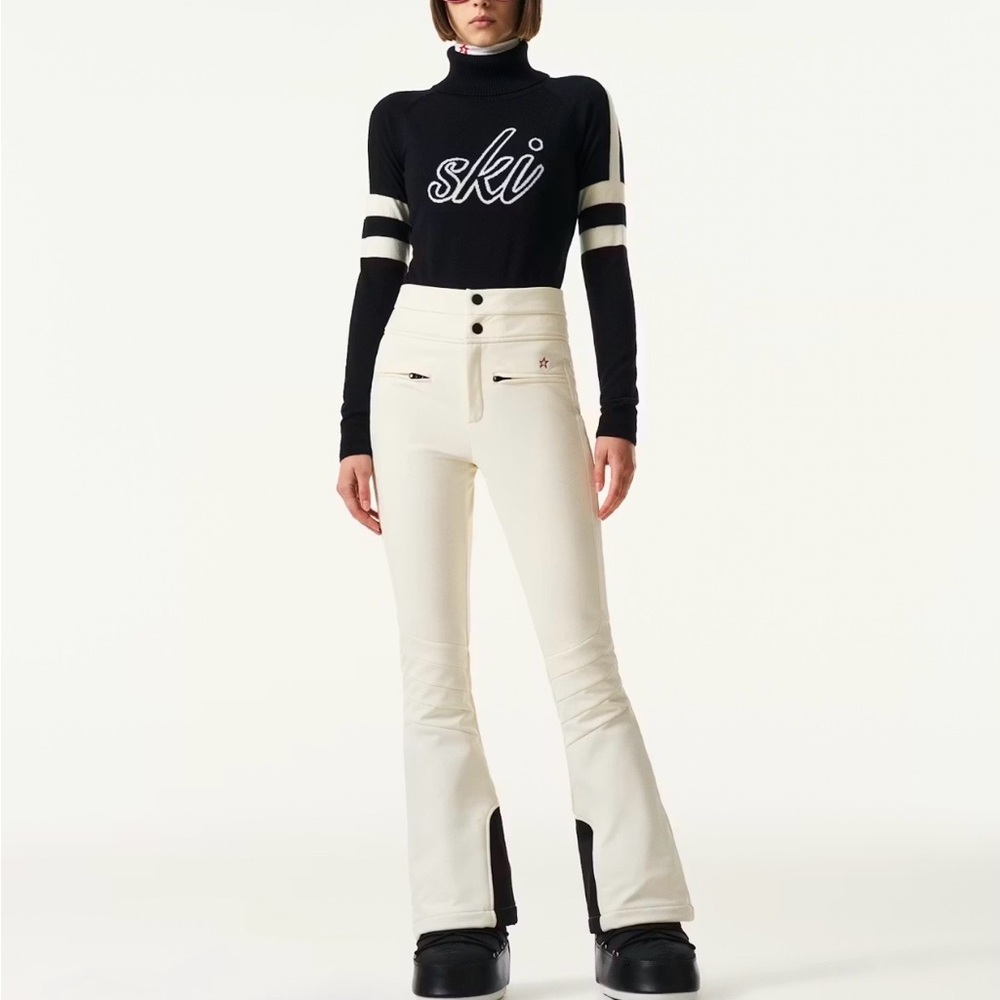 Perfect Moment Cream Ski Pants